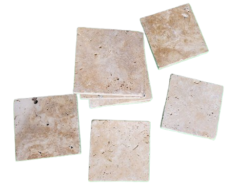 Seifenablage Travertinstein "GOLD"